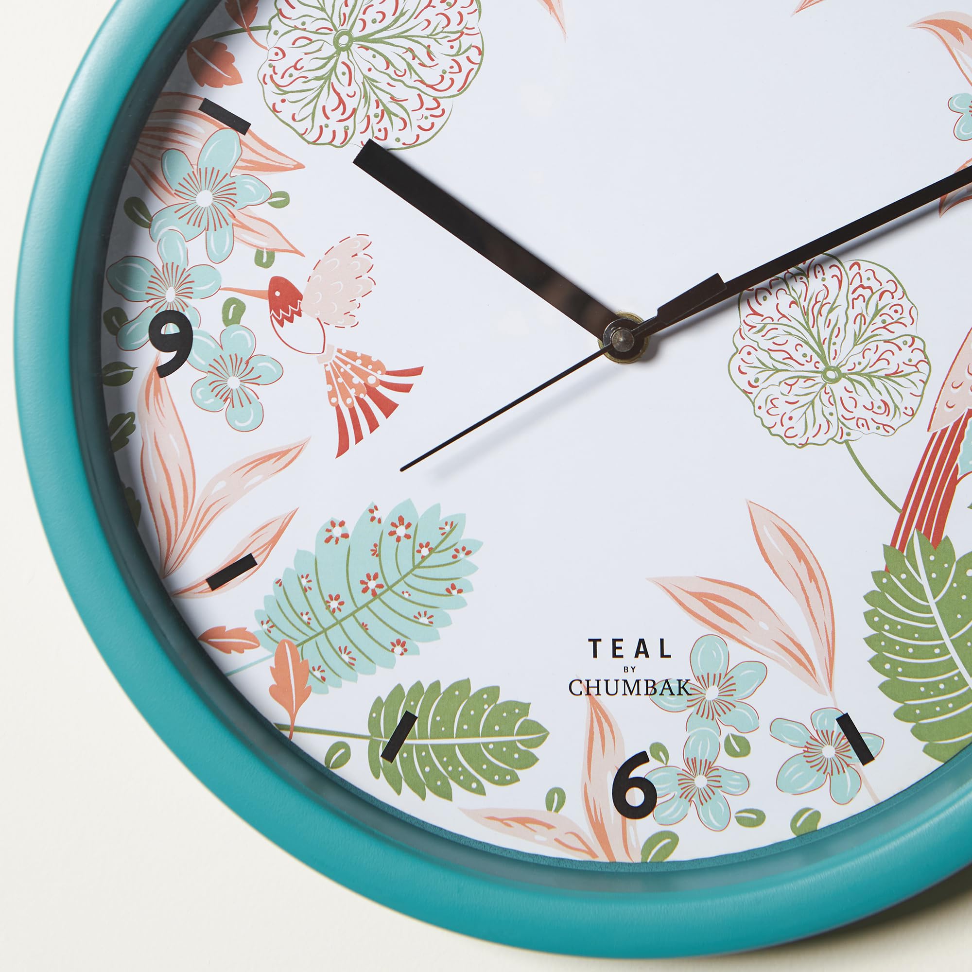 Teal Chumbak Wall Clock - Stylish Home Decor -2