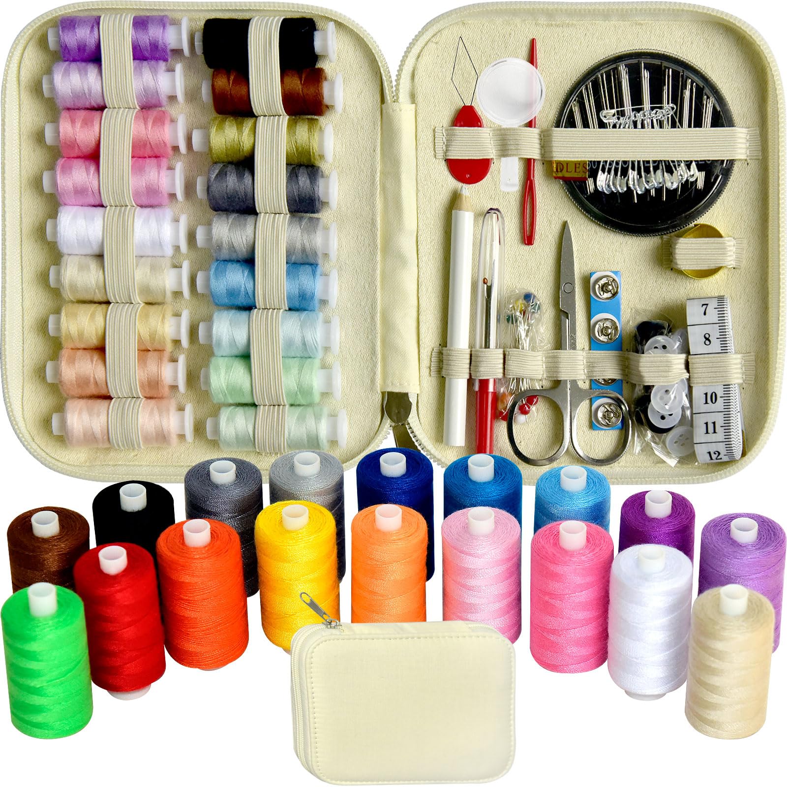 Sewing Kit with Case - Beginner & Travel Sewing -10 Sewing Kit with Case - Beginner & Travel Sewing -10