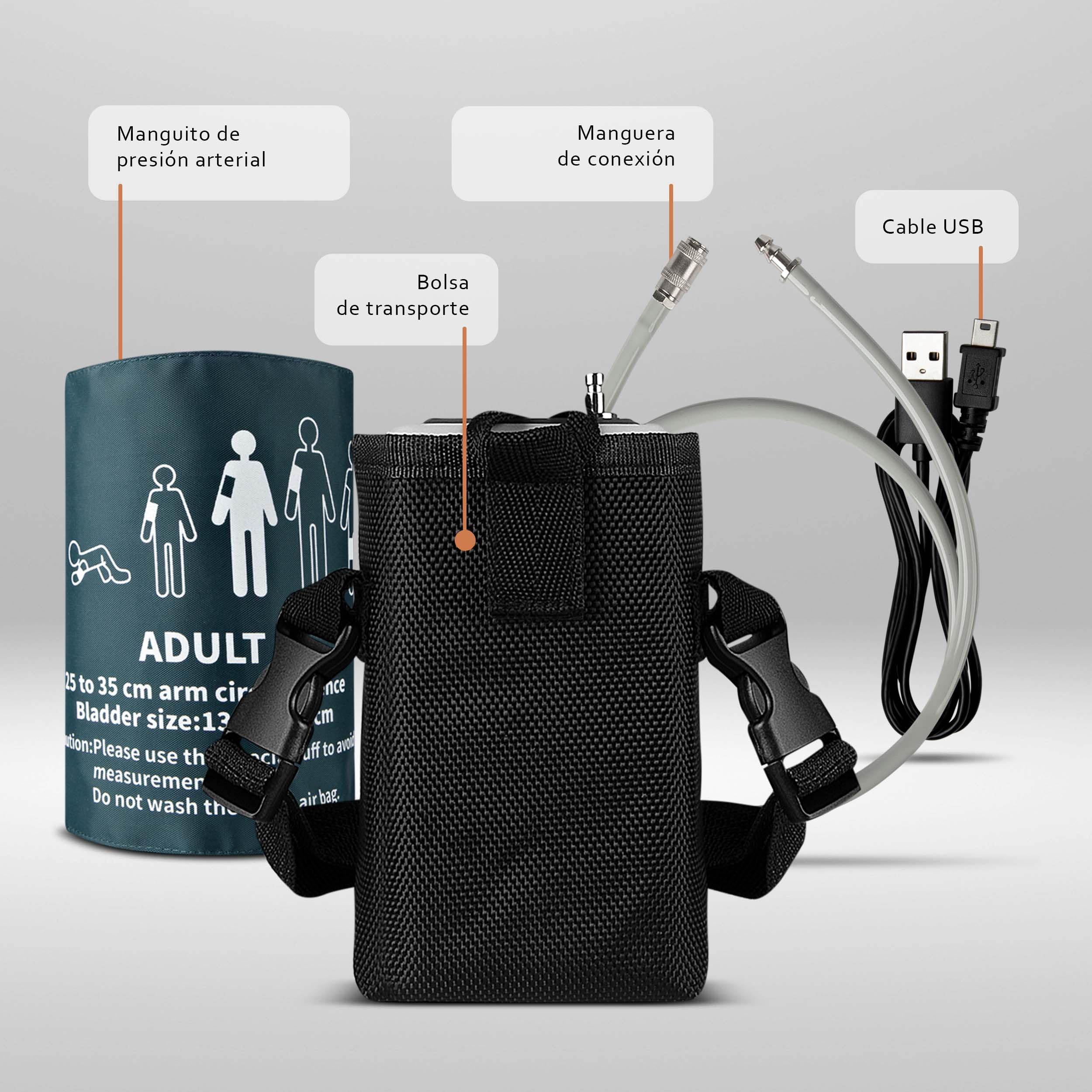 Pulox ABDM-50 Tensiómetro Ambulatorio - Medición automática de la Tensión Arterial durante 24 horas