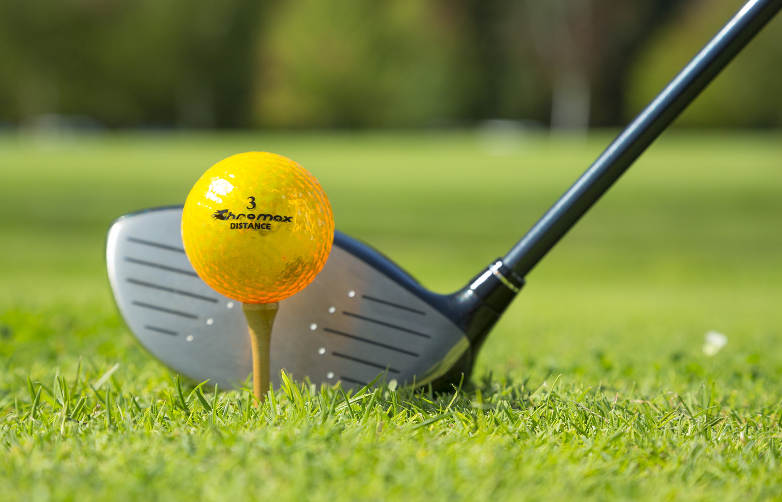 Alta Visibilidad Chromax Distancia Pelotas de Golf (6 Unidades)