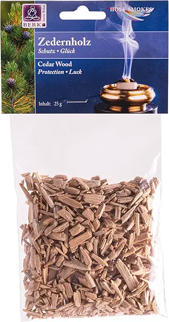 Cedar Wood Incense - 25g Natural Scented Woods for Protection & Relaxation