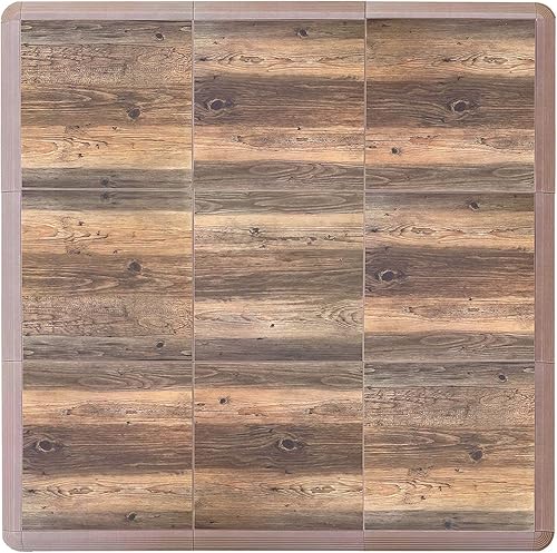 Miniatura 3 de Artan - Azulejos de pista de baile portátiles para ballet, grifo, jazz y baile irlandés, juego de 6 piezas, suelo entrelazado resistente para