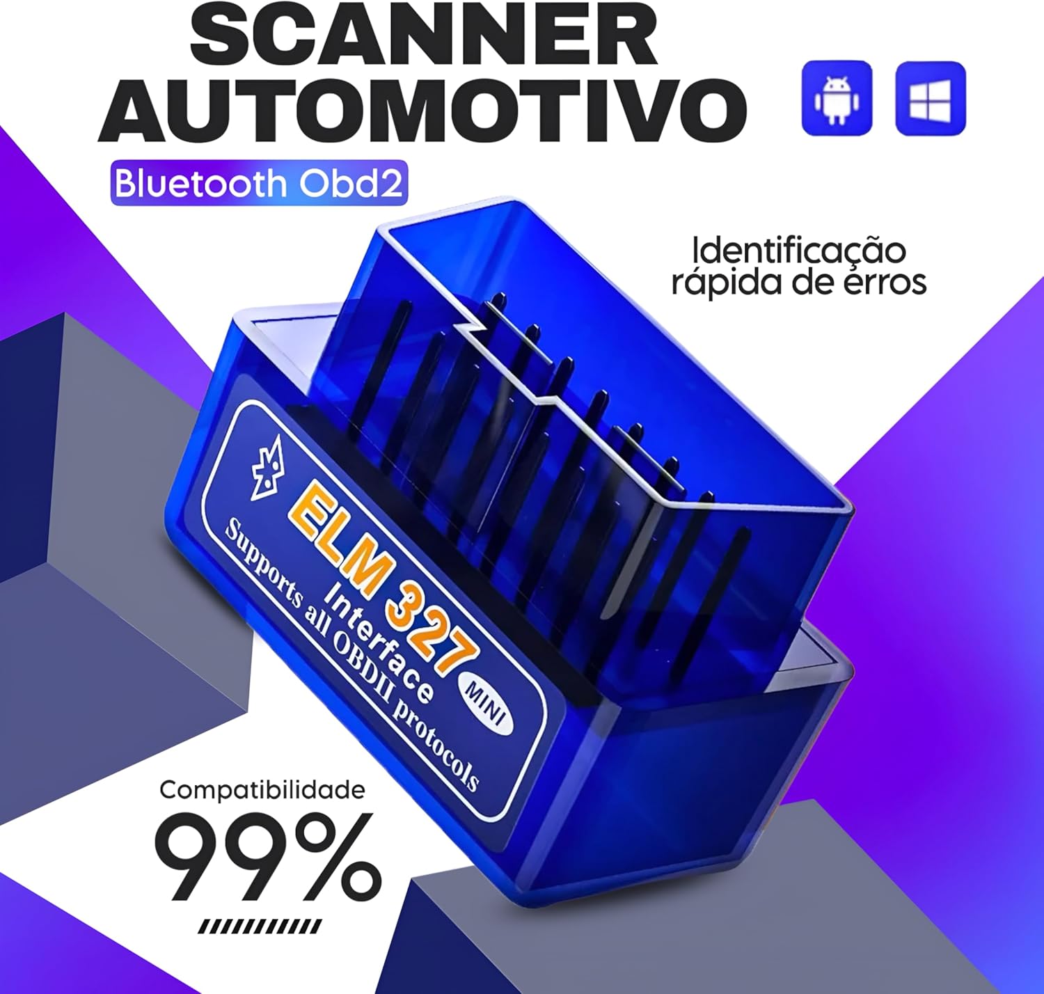 Mini Scanner Automotivo Bluetooth ELM327: Review após 7 dias de uso