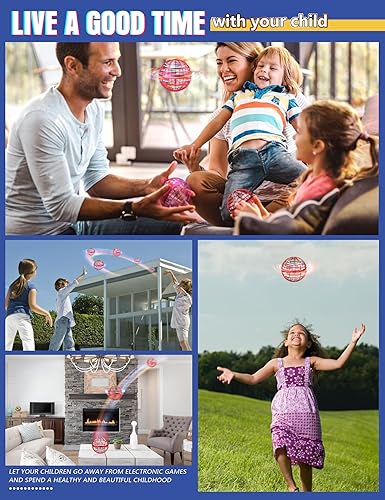 Miniatura 6 de Vrainito Bola de galaxia, juguete de bola voladora controlada a mano para niños, bola boomerang, bola giratoria de 360, bola giratoria giratoria de