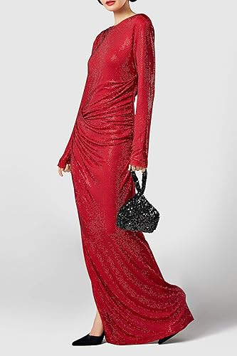 Miniatura 4 de BABEYOND Bolsos de noche para mujer, estilo vintage, con lentejuelas, con purpurina, triángulo, para fiesta de los años 20, baile de graduación, boda