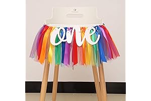 WAOUH Cocomelon Rainbow Banner for 1st Birthday - Highchair Banner for First...