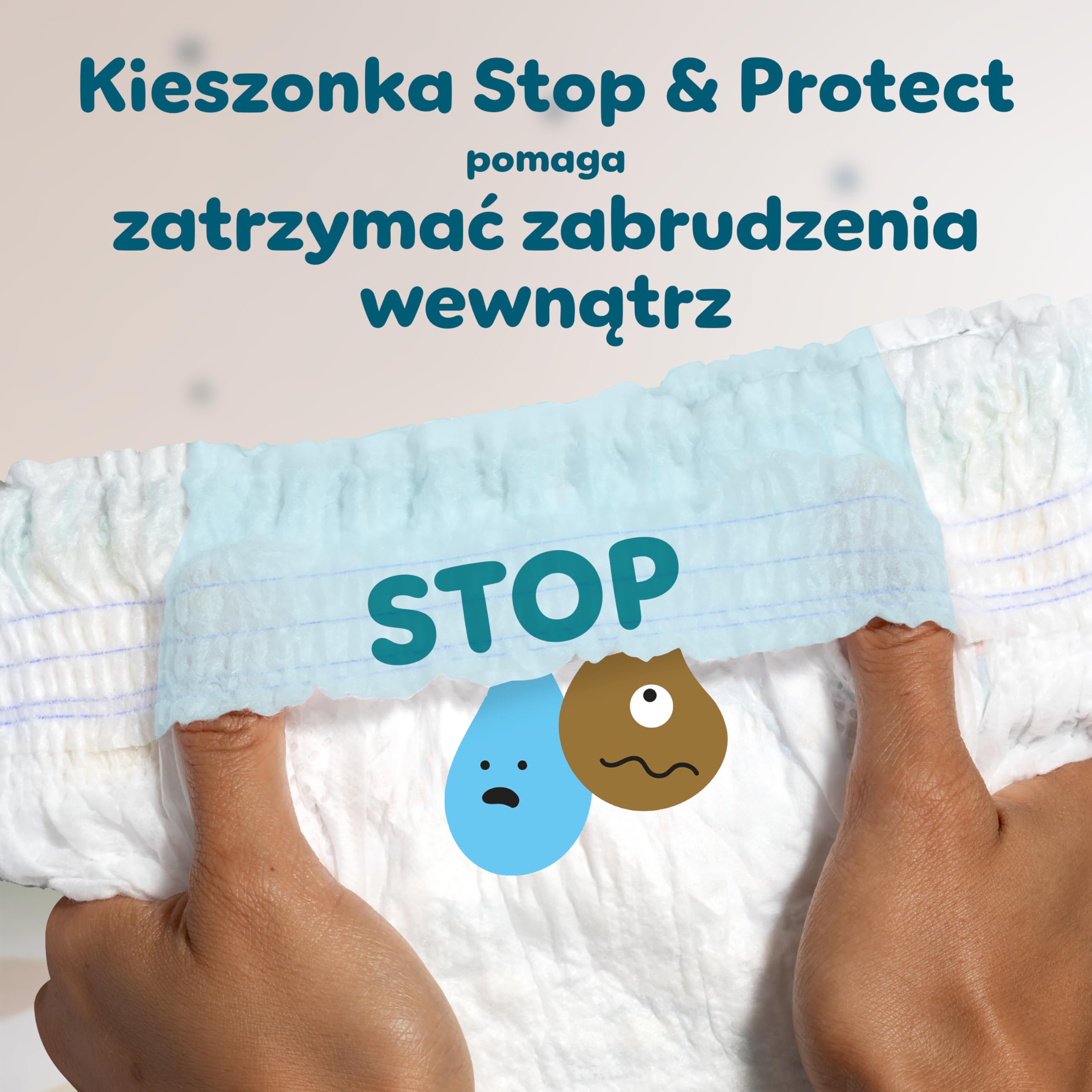 Pampers Active Baby Pieluchomajtki Rozmiar 4, 156 szt., 9kg-15kg, nawet 100% suchości w nocy i optymalny komfort skóry