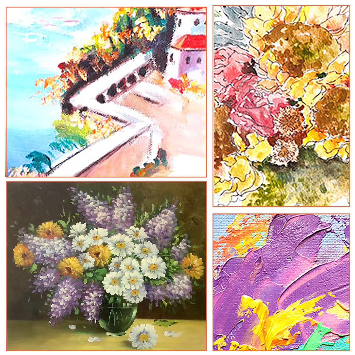 Set 12 Pennelli Per Pittura In Nylon - Per Acrilico, Acquerello, Miniatura E Olio Con Punta Fine - Foto 3