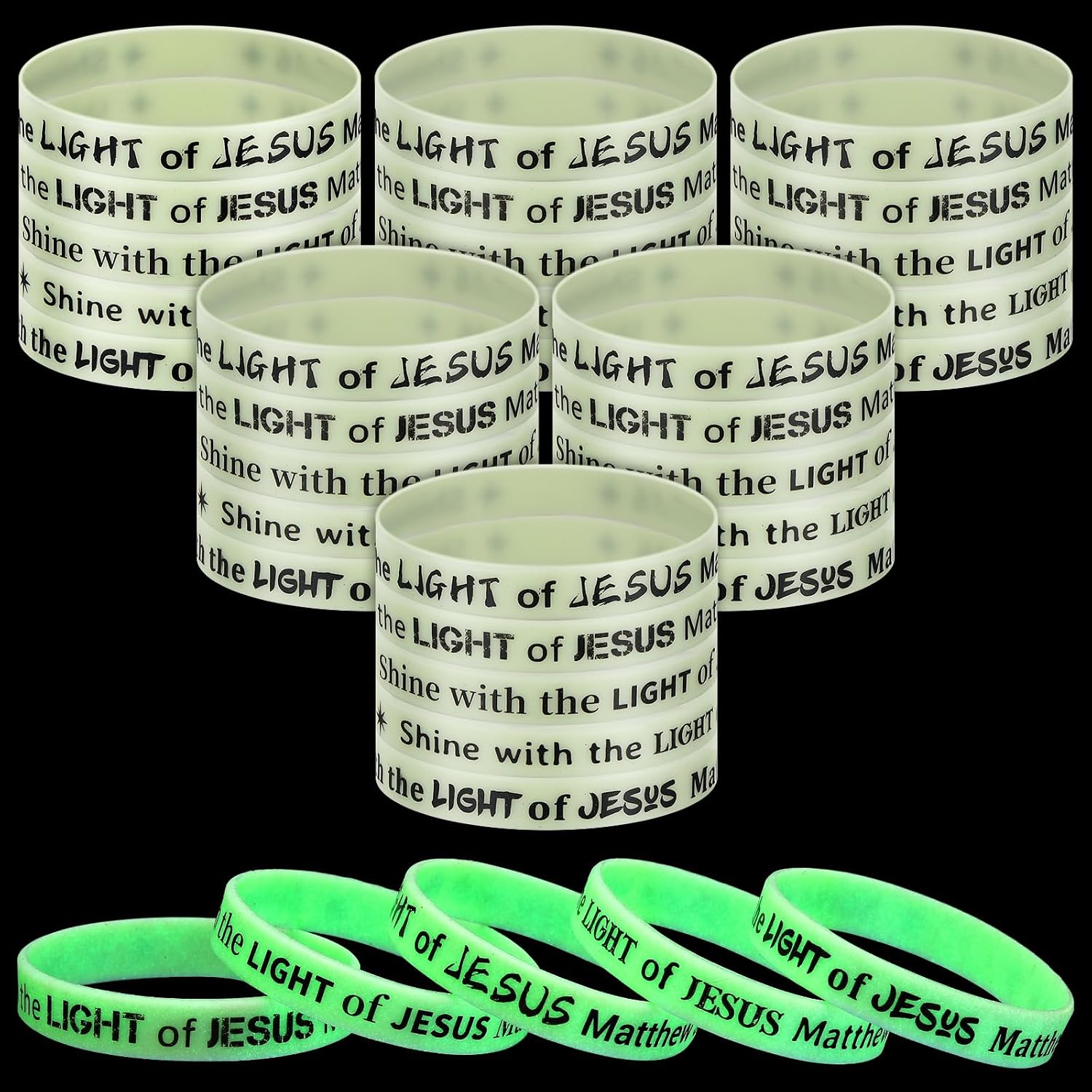 Shine with The Light of Jesus Bracelets