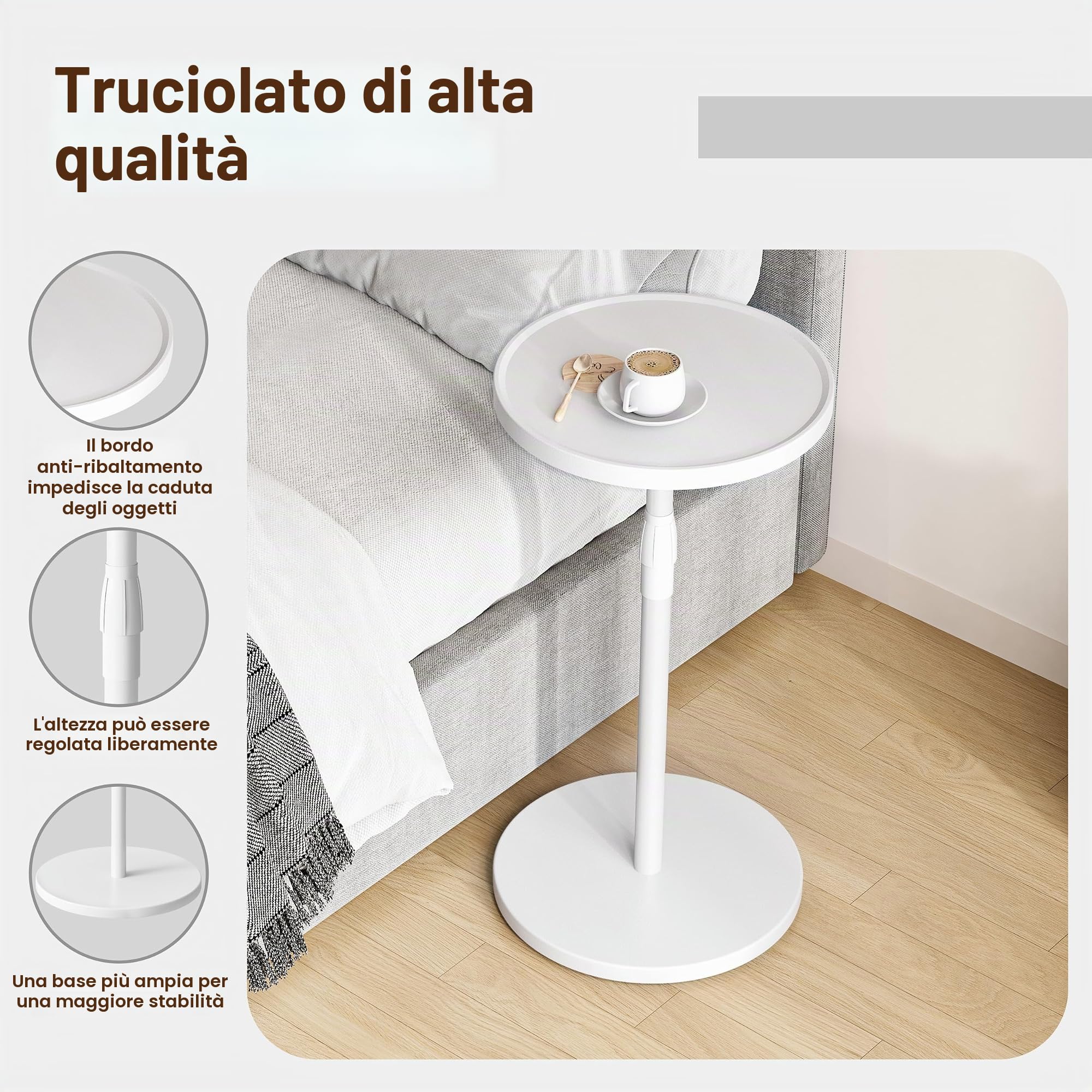 Tavolino Piccolo Regolabile In Altezza
