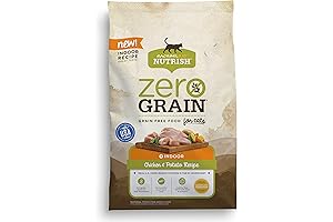 Nutrish Zero Grain Natural Dry Cat Food: Real Chicken & Potato Goodness