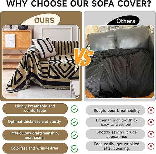 Vista 234 de VClife - Funda para sofá de 2 plazas o modular, de felpilla, antideslizante, lavable, apta para perros, protectora, caqui, 71 x 118 pulgadas 0 0