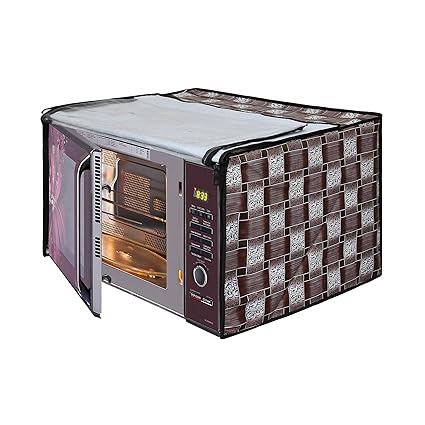 Star Weaves Microwave Oven Cover for Panasonic 27 Litre Convection Microwave Oven NN-CT654M Silver - KUM41