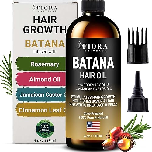 Aceite de romero Batana para el crecimiento del cabello, aceite orgánico Dr Sebi para el crecimiento del cabello, para engrosamiento,