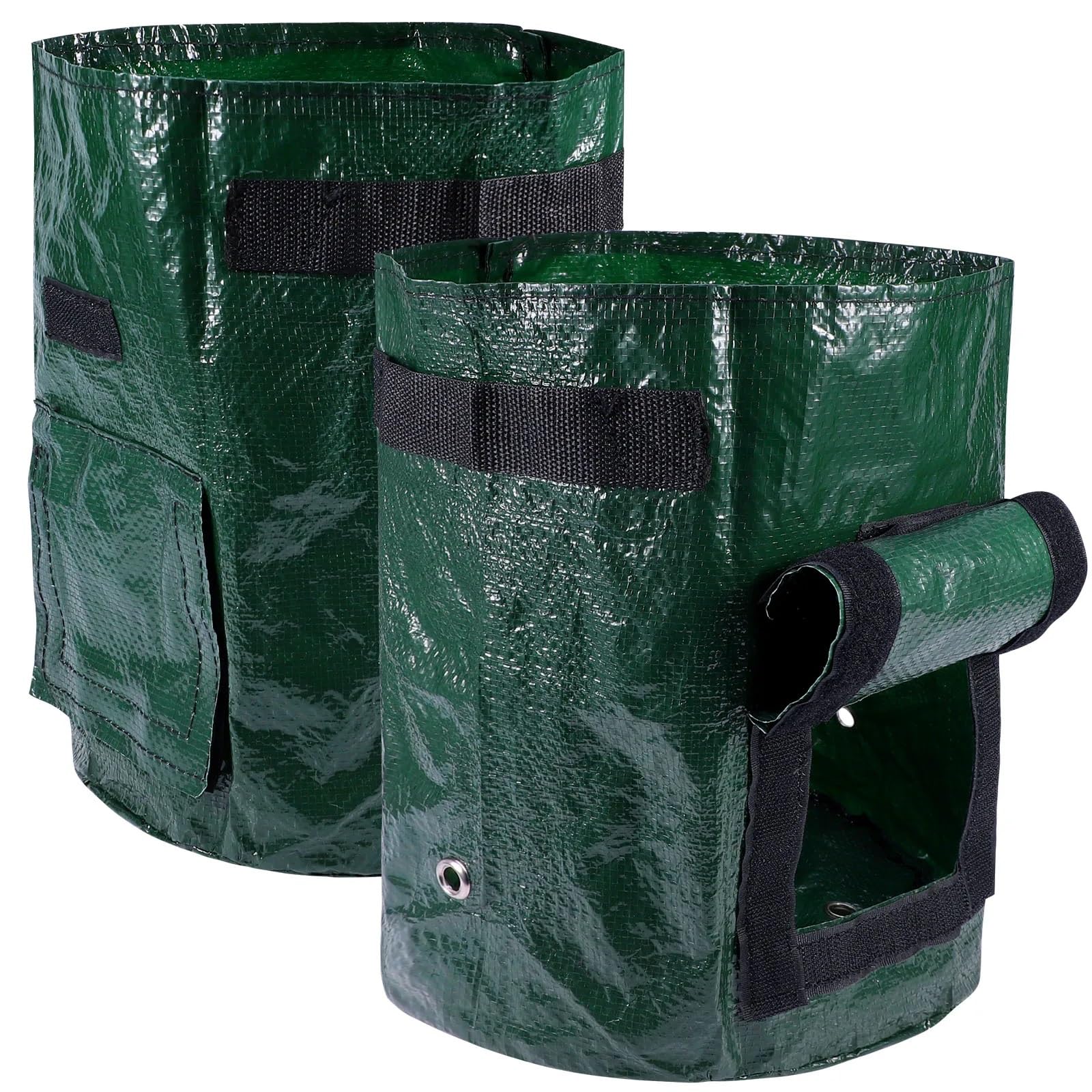 Sacs de Culture Pommes Terre, 3 pièces, 3/5/10 gallons, Sacs Plantes Jardinage, for, tomates, Carottes et Autres conteneurs Plantation légumes pour Plantes(5 Gallon)