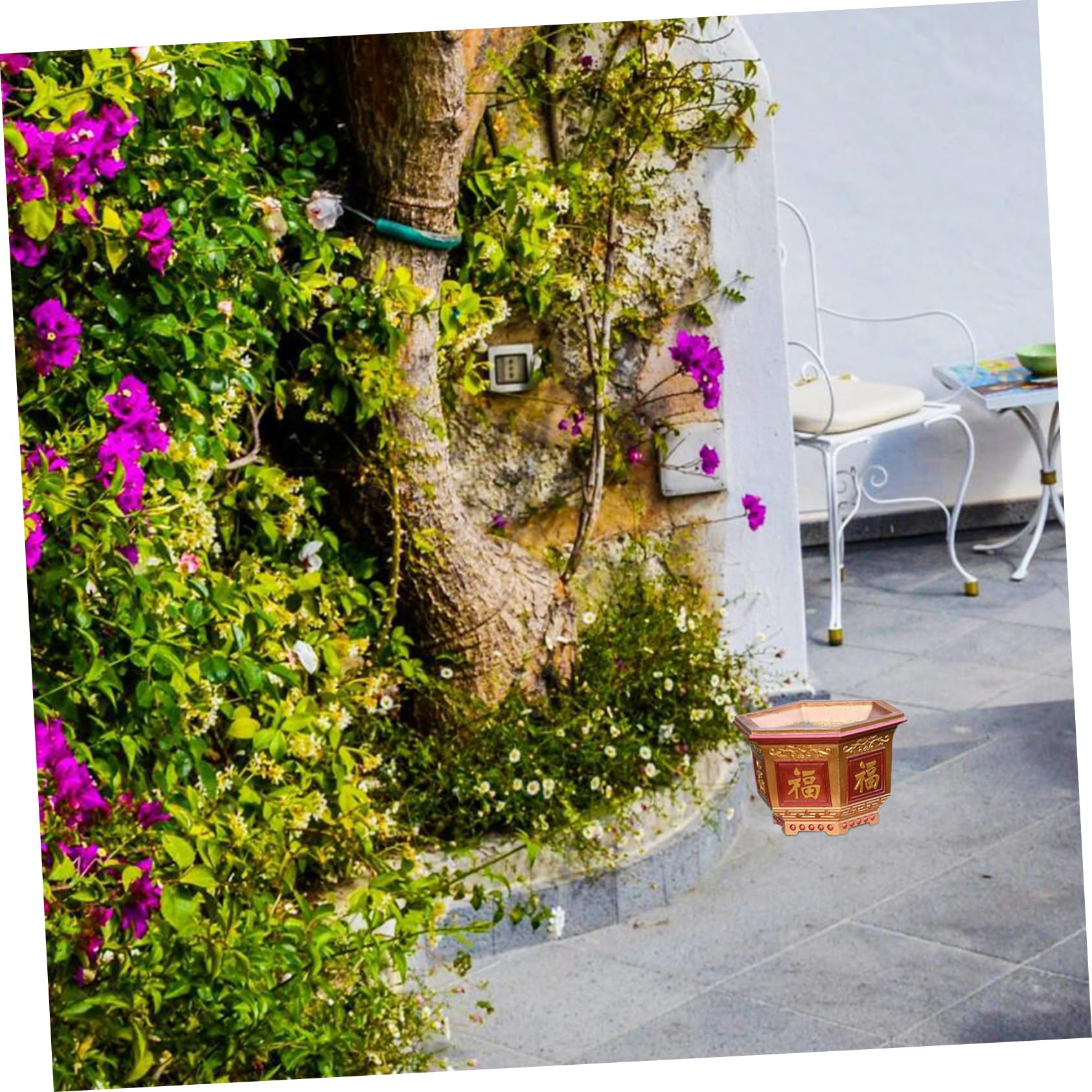 六角形コンクリートプランター Amazon.co.jp: ORFOFE 植木鉢型 六角形コンクリート鉢型 盆栽