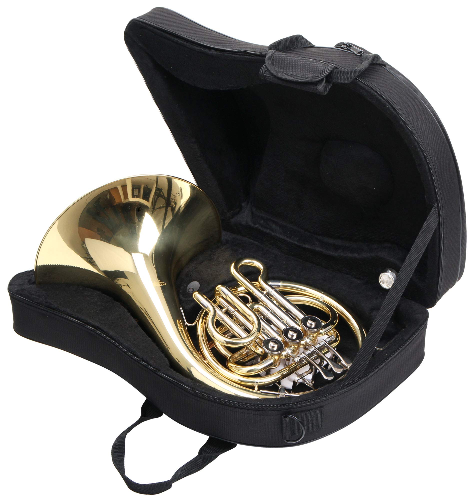 Classic Cantabile WH-701L Kinder Bb-Waldhorn (B-Stimmung, ideal für 9-14 Jährige, Mundrohr: Goldmessing, Schallstück und Korpus: Messing, inkl. Leichtkoffer)