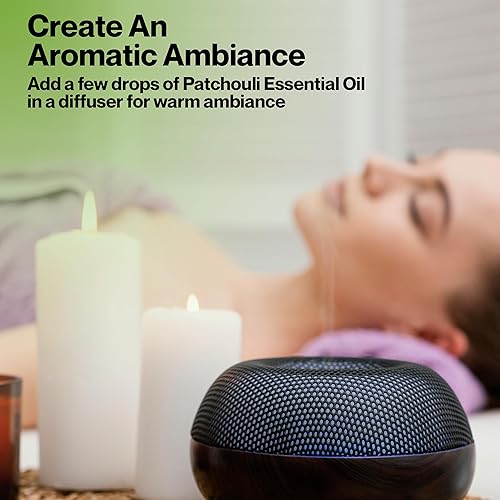 Miniatura 6 de uhRohMuh - Aceite esencial de pachulí oscuro de 16 onzas, aroma intenso y dulce para aromaterapia