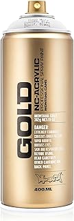 Montana Cans Montana GOLD 400 ml Color, Disco White Spray Paint, MXG-F9100