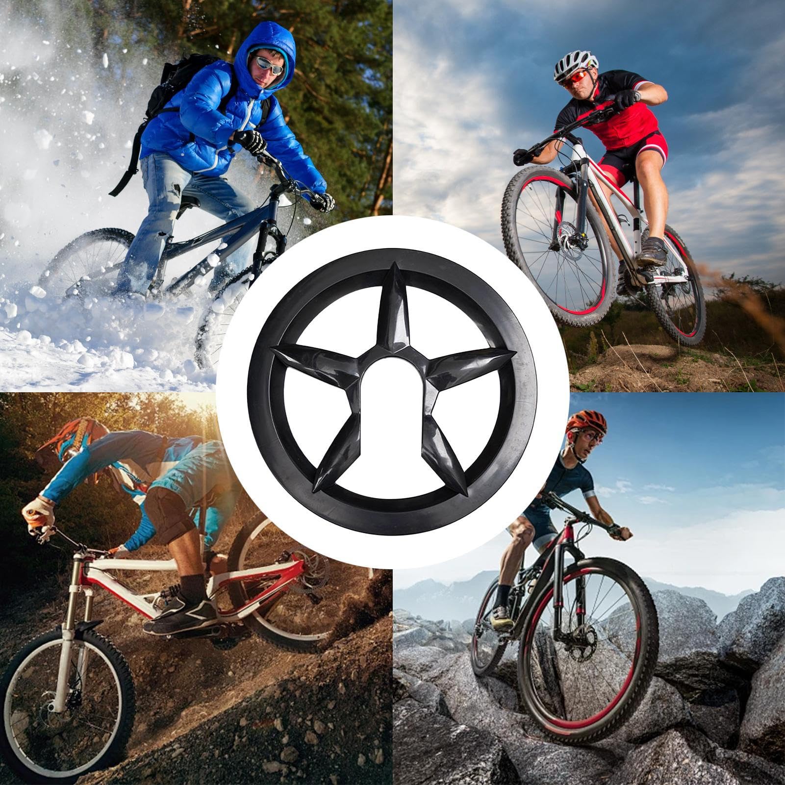 Protezione per catena per bicicletta, coperchio per catena per bicicletta, protezione per vassoio versatile per bicicletta, protezione per ruota a catena, custodia protettiva per ingranaggi per