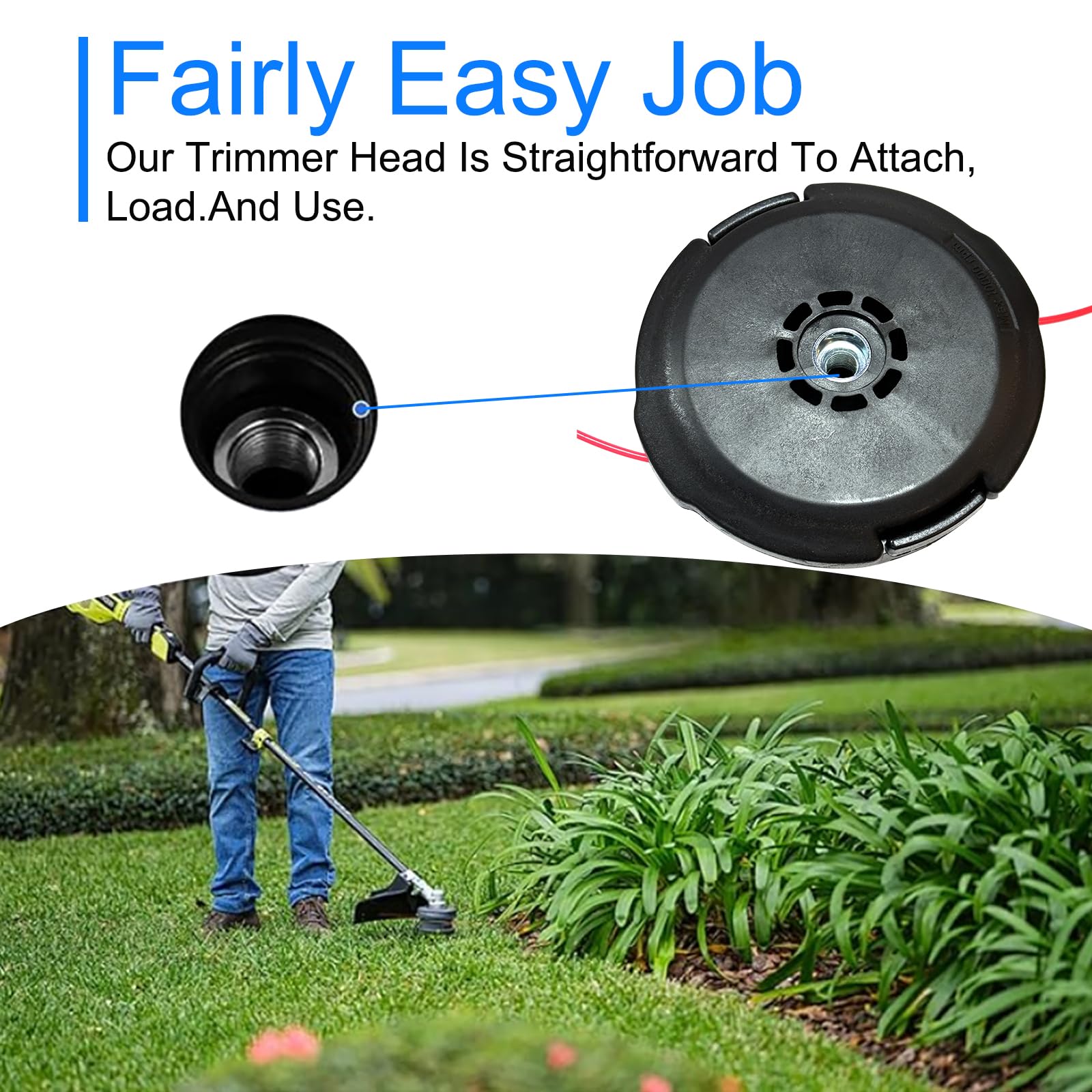Amazon.com: T35 Trimmer Head (M10x1.25LHF) Replacement for