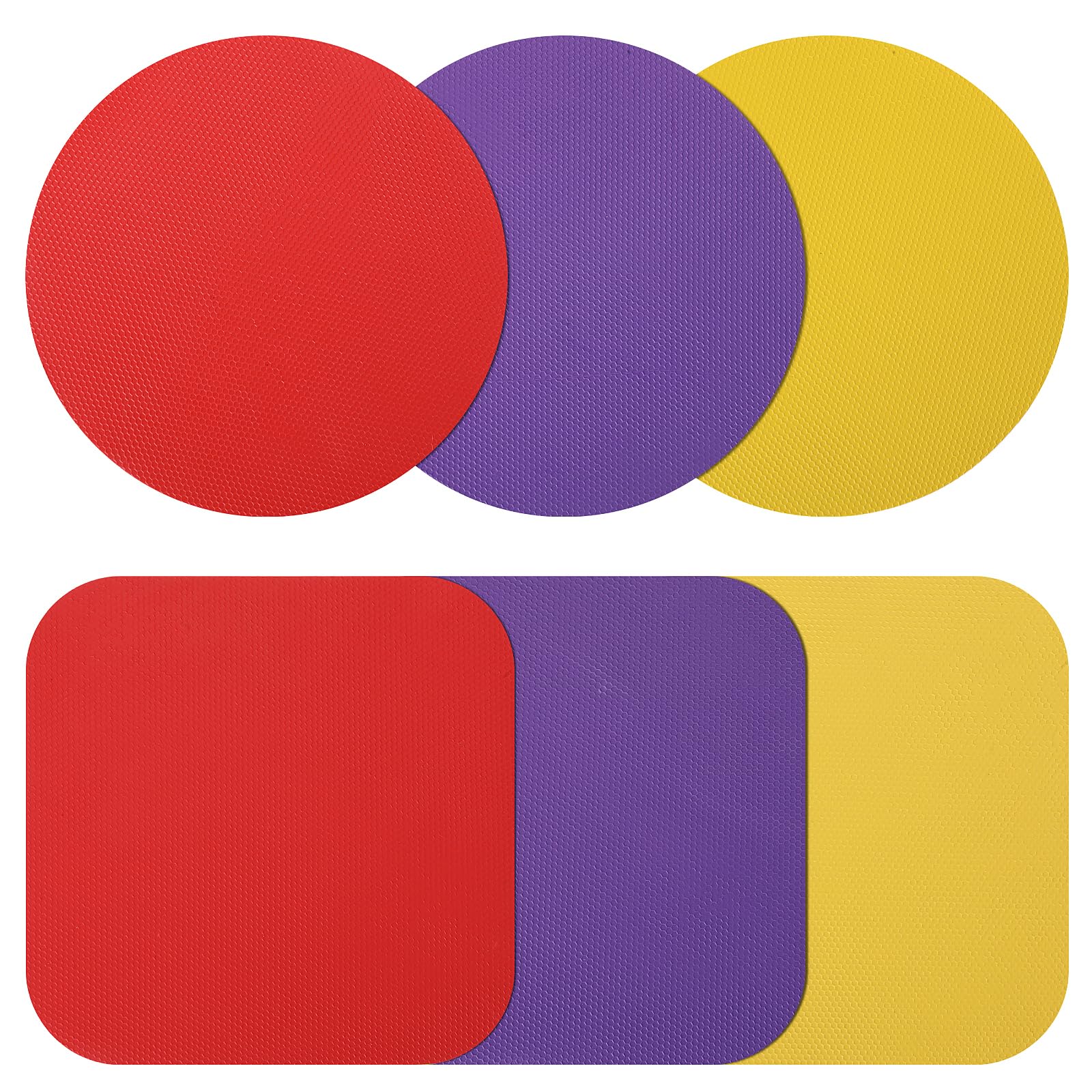 Set van 4 herbruikbare antislip rubberen pads voor flesopeners, flesopeners voor mensen met artritis en zwakke handen, multifunctioneel, geschikt voor de meeste flessen (vierkant
