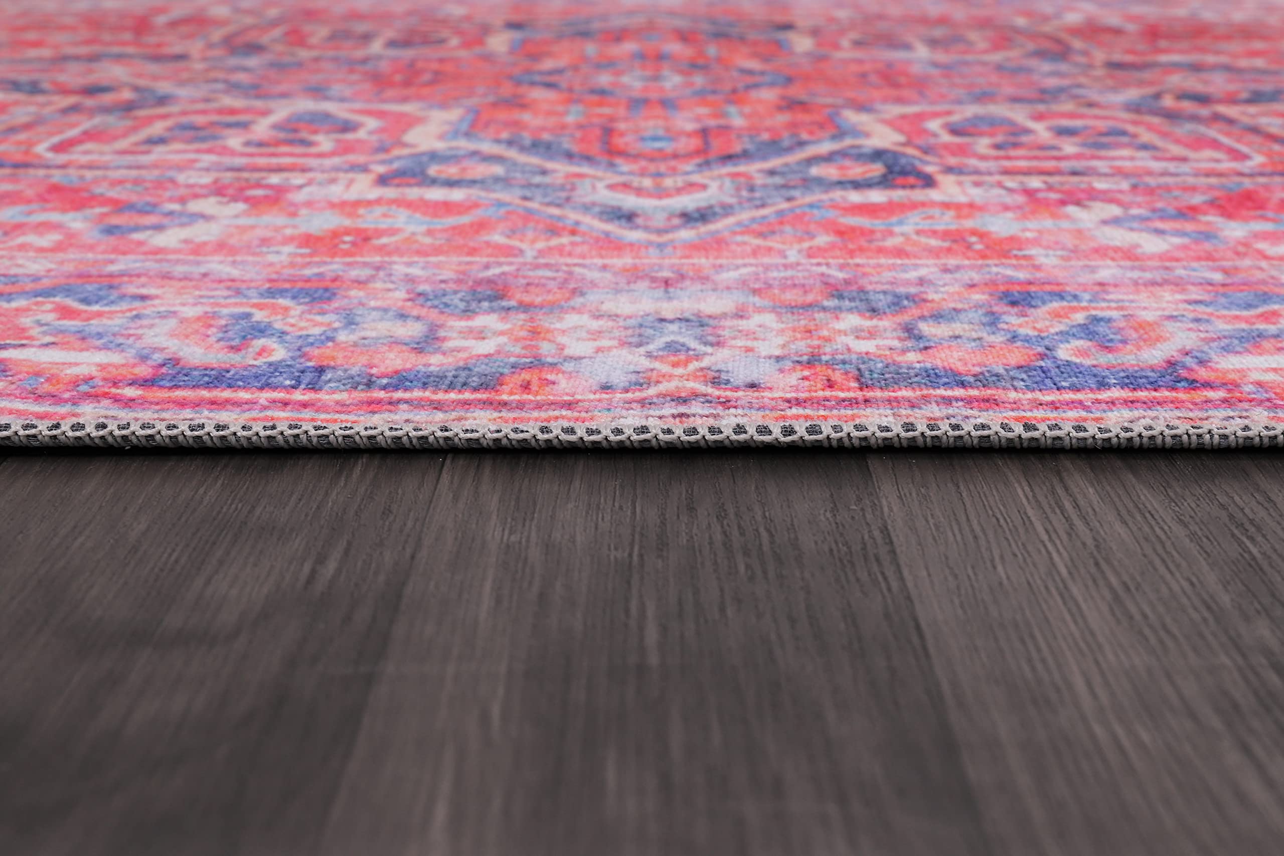 NETLINE HOME - Loomx tapijt machinewasbaar voor keuken, slaapkamer, hal, woonkamer, kinderkamer - traditioneel Turks tapijt - oosters design (120x180