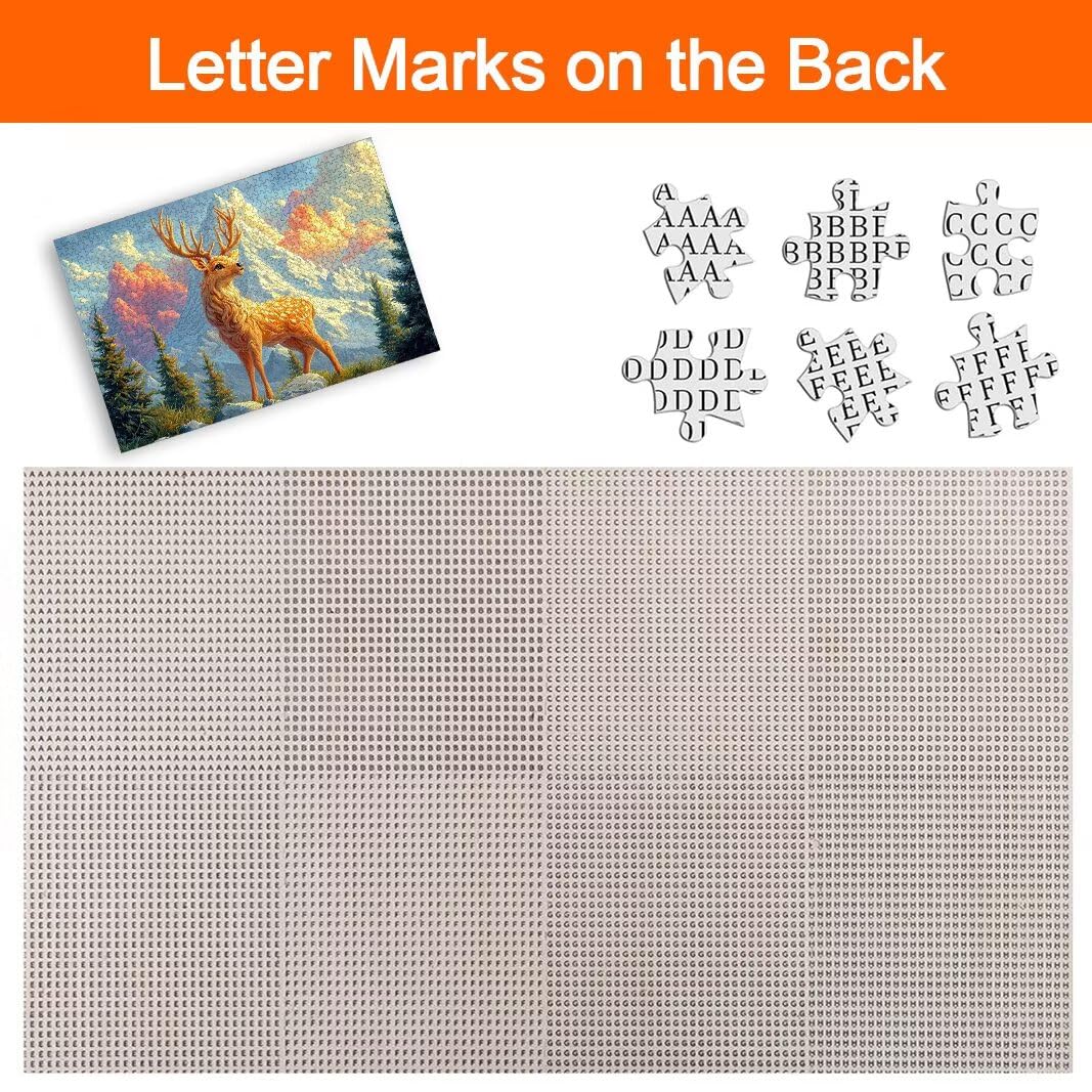 Puzzle 2000 Pezzi, Puzzle Cervo, Misura: 100x71cm, Regalo Donna/Uomo -8791