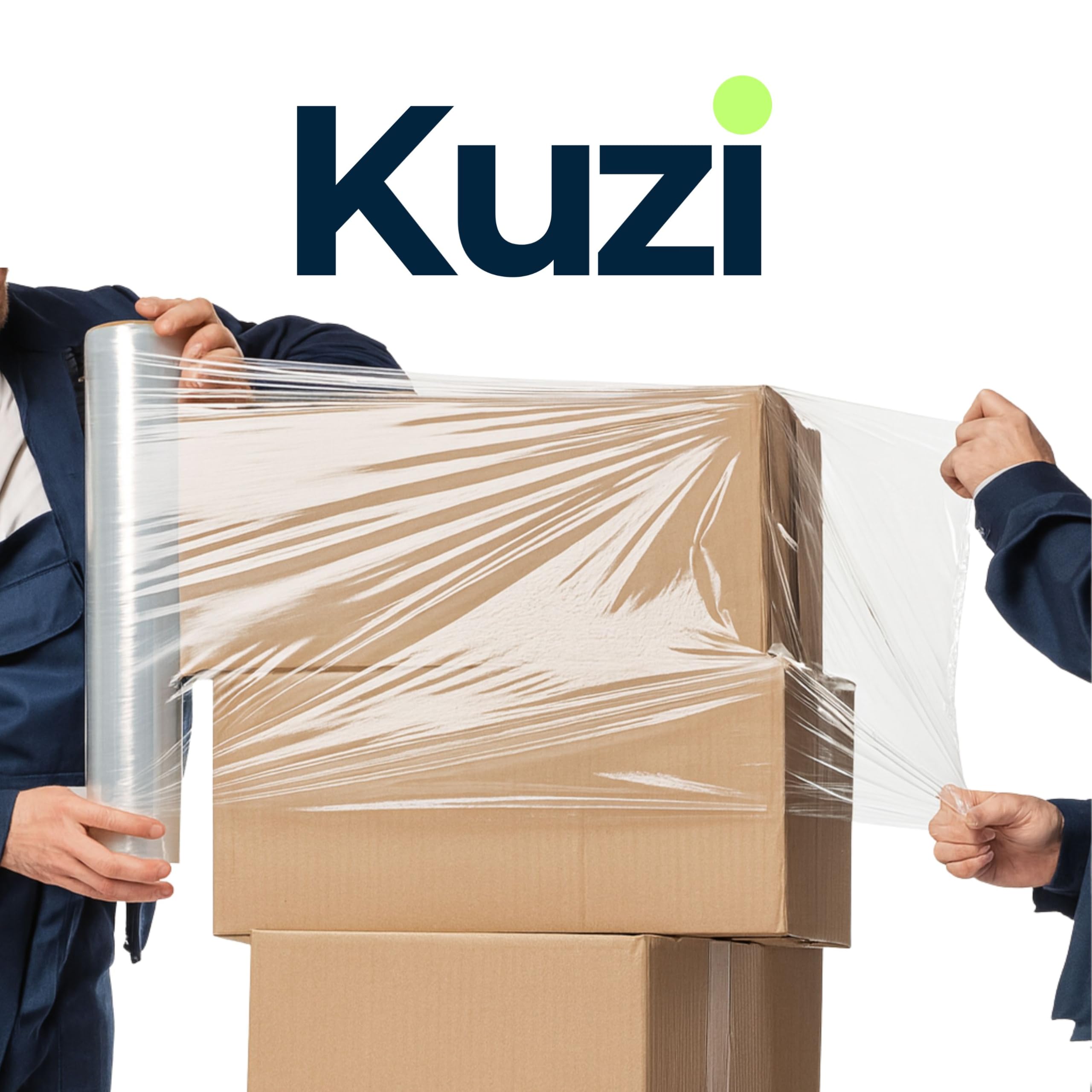 KUZI Stretchfolie 6 Rollen 2,5 kg 23 My 50 cm transparent