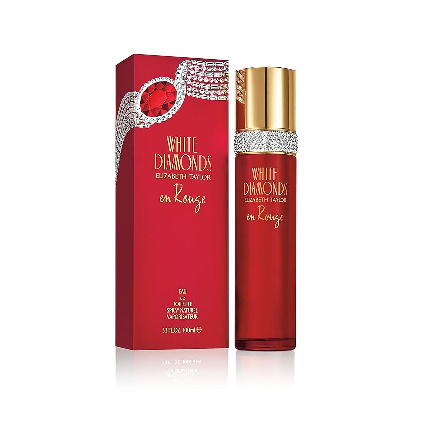 Elizabeth Arden White Diamonds Eau de Toilette, Profumo Classico per Donna, con Note Fresche e Vibranti Come Neroli e Giglio dell'Amazzonia, con Tocchi Caldi di Sandalo, 100 ml