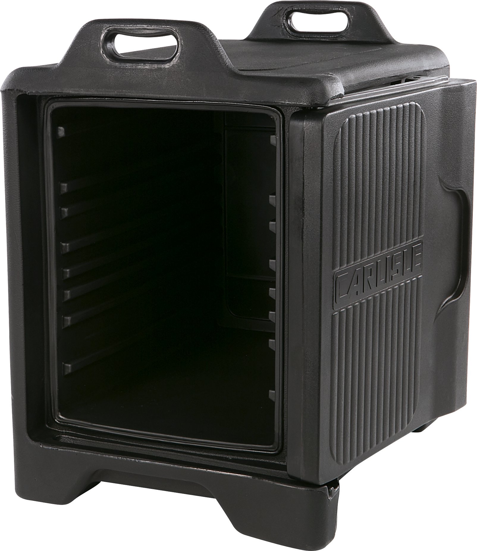 Cateraide Slide 'N Seal End Loader by Carlisle FoodService Products – 5 Pans, 26.0 inches, Polyurethane, Black, Model XT3000R03