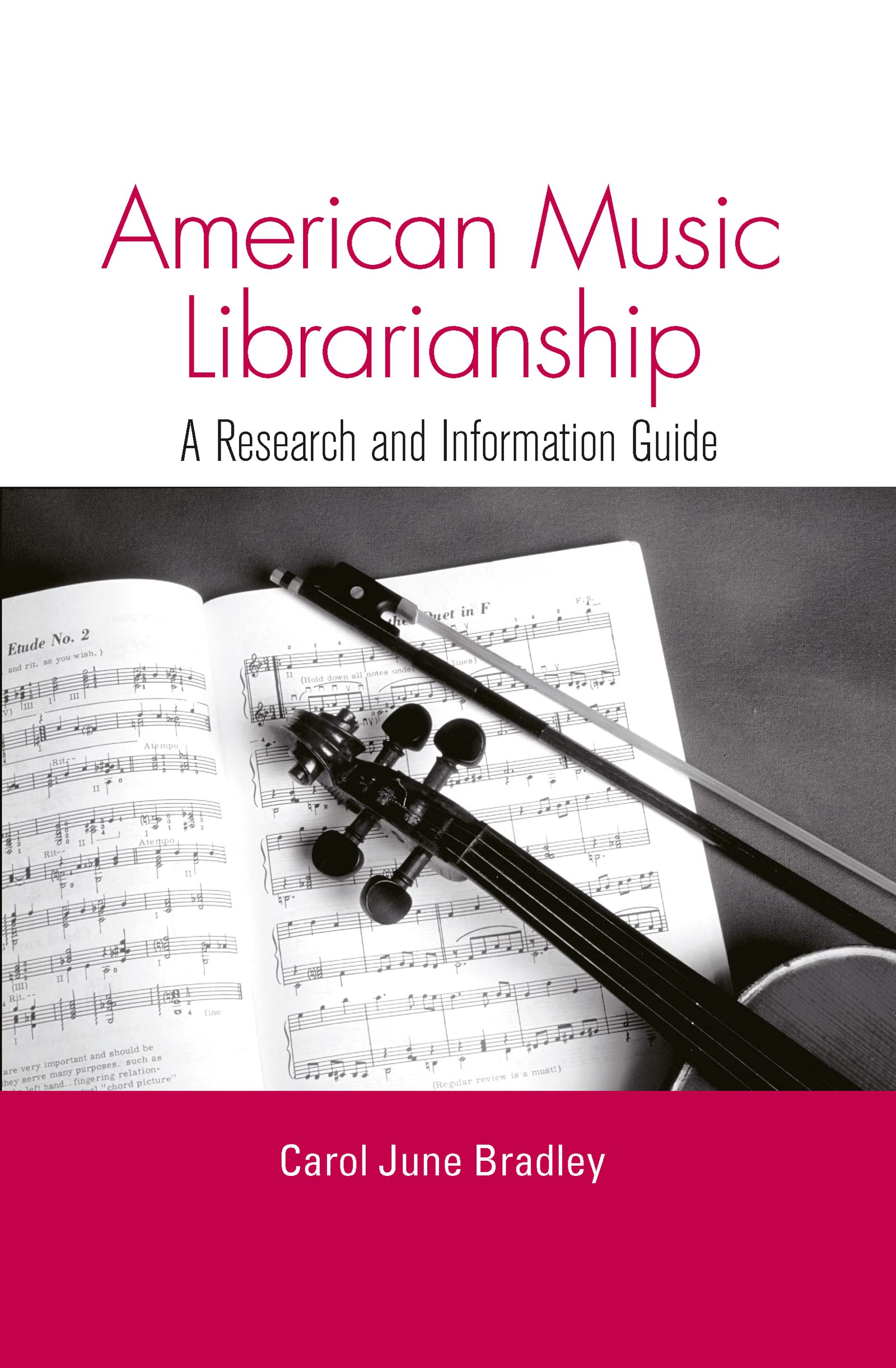 American Music Librarianship livre d'étude pour maîtriser la bibliothéconomie