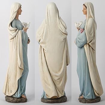 マリア像35cm マリア置物コレクション聖母マリア像ミニチュアキャビネット装飾