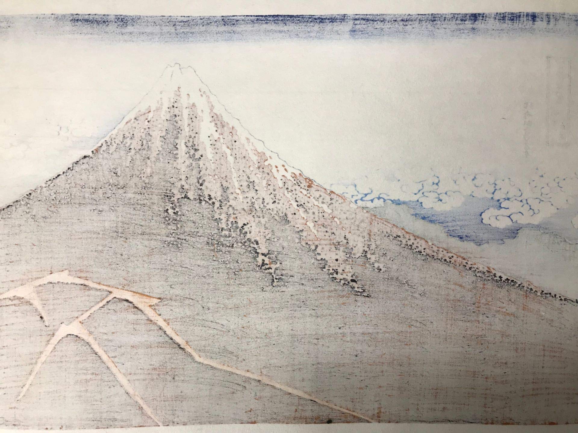 Amazon｜芸艸堂版 葛飾北斎－Hokusai－ HO-02 山下白雨（雷富士）伝統