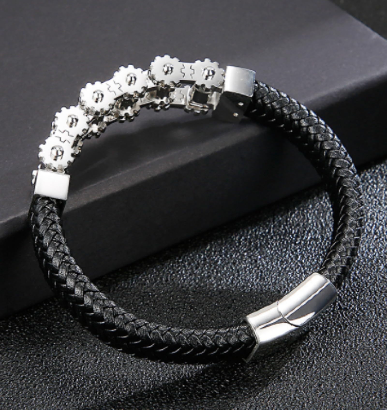 Pulsera Hombre Pulseras Regalo brazalete Mujer Amistad Hombre Pulseras Trenzado Cuero Genuino Pulsera Niños Brazalete Hombres Regalos Para Amigo