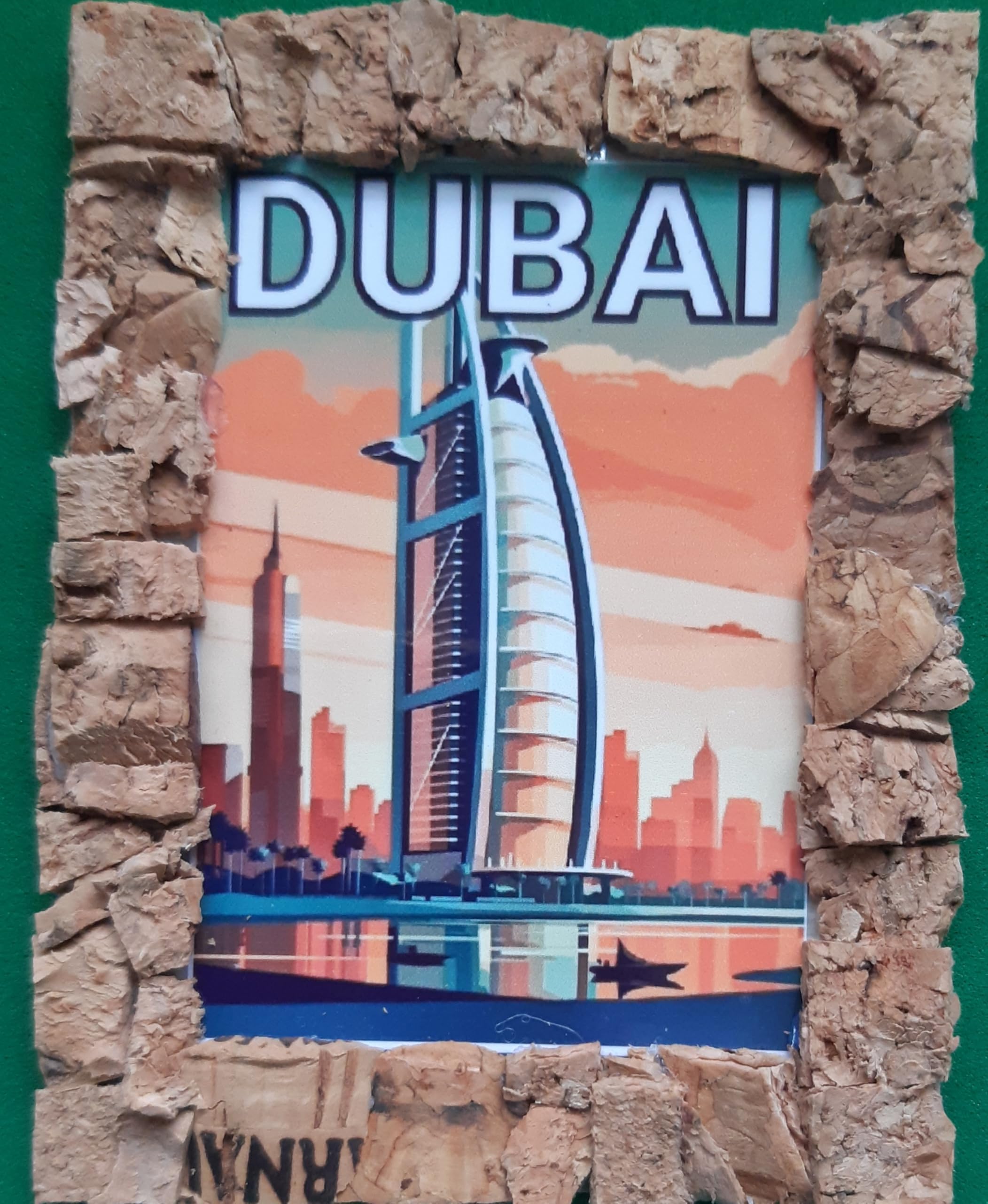 Magnete per frigorifero 3D Kuwait Souvenir, decorazione per la casa e la cucina Kuwait frigorifero magnete