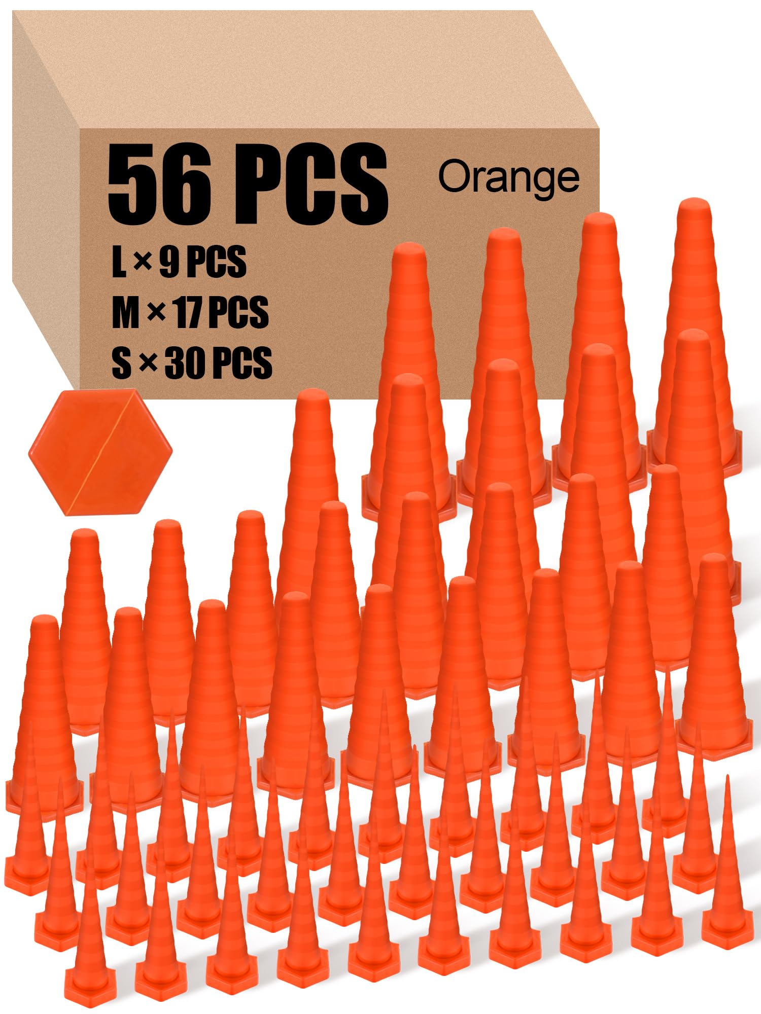 Tapones de servicio de aceite hidráulico, grandes, medianos y pequeños, paquete múltiple de tapones de manguera de goma a prueba de goteo, kit hidráulico industrial para riego, 3 tamaños (56