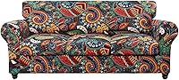 Vista 72 de SearchI Funda elástica para sofá, funda para sillón de 2 piezas con funda de cojín separada para silla, protector de muebles lavable para sala