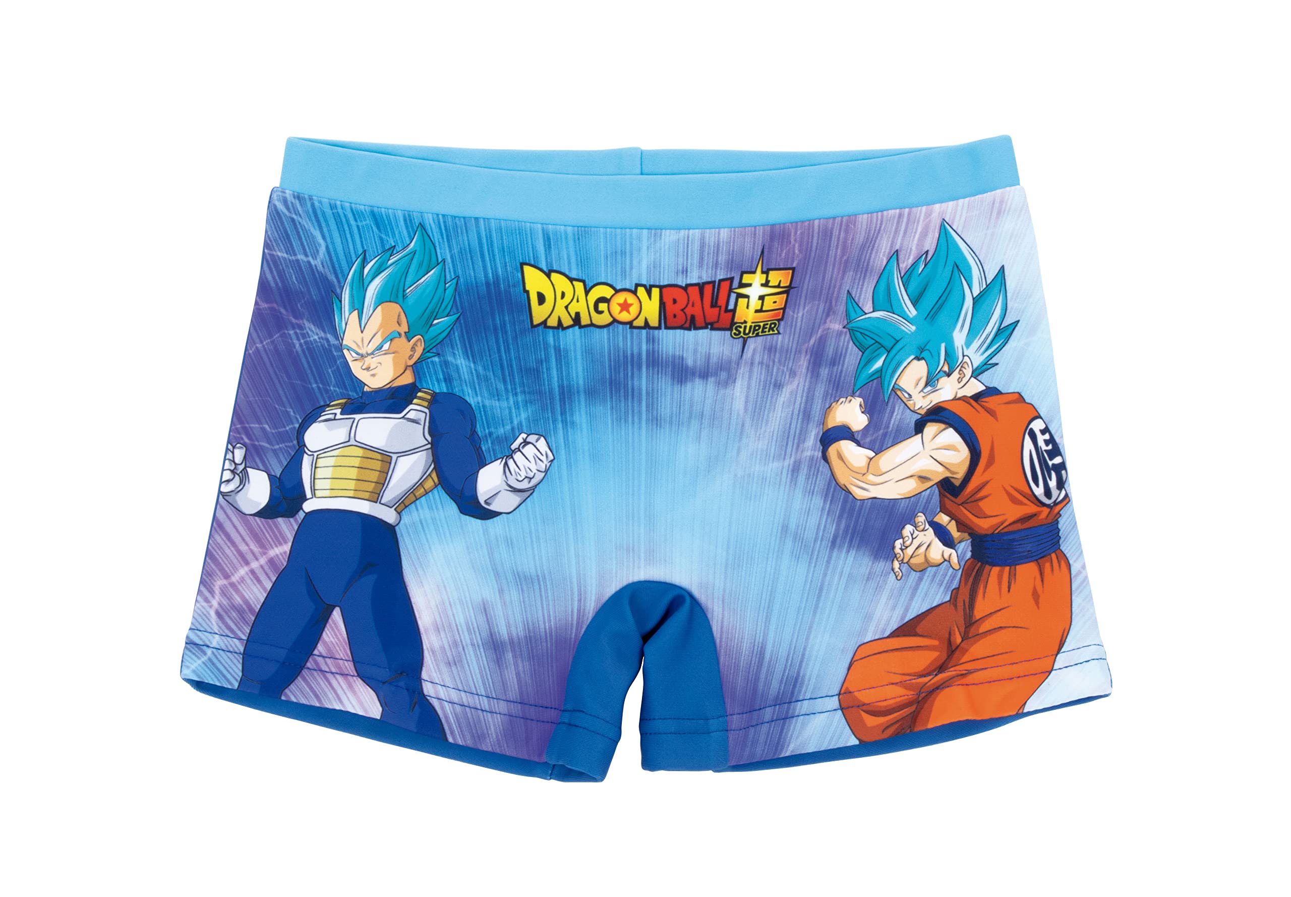 Dragon Ball Z Bañador Niño, Bañador Natación Infantil, Shorts de Baño Super Saiyan, Secado Rápido, Tallas 4 a 8 Años