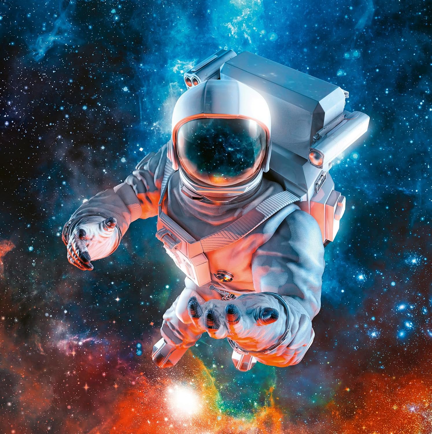 Ravensburger - Space Adventures Puzzle, Astronaut, Space Rockets, 3 Puzzles of 49 Pieces Each, Age 5+, 21x21cm image 5