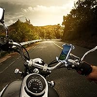 Vista 2 de Soporte universal para teléfono celular para bicicleta, soporte de silicona de rotación 360 para iPhone, Samsung, Huawei, compatible con teléfonos