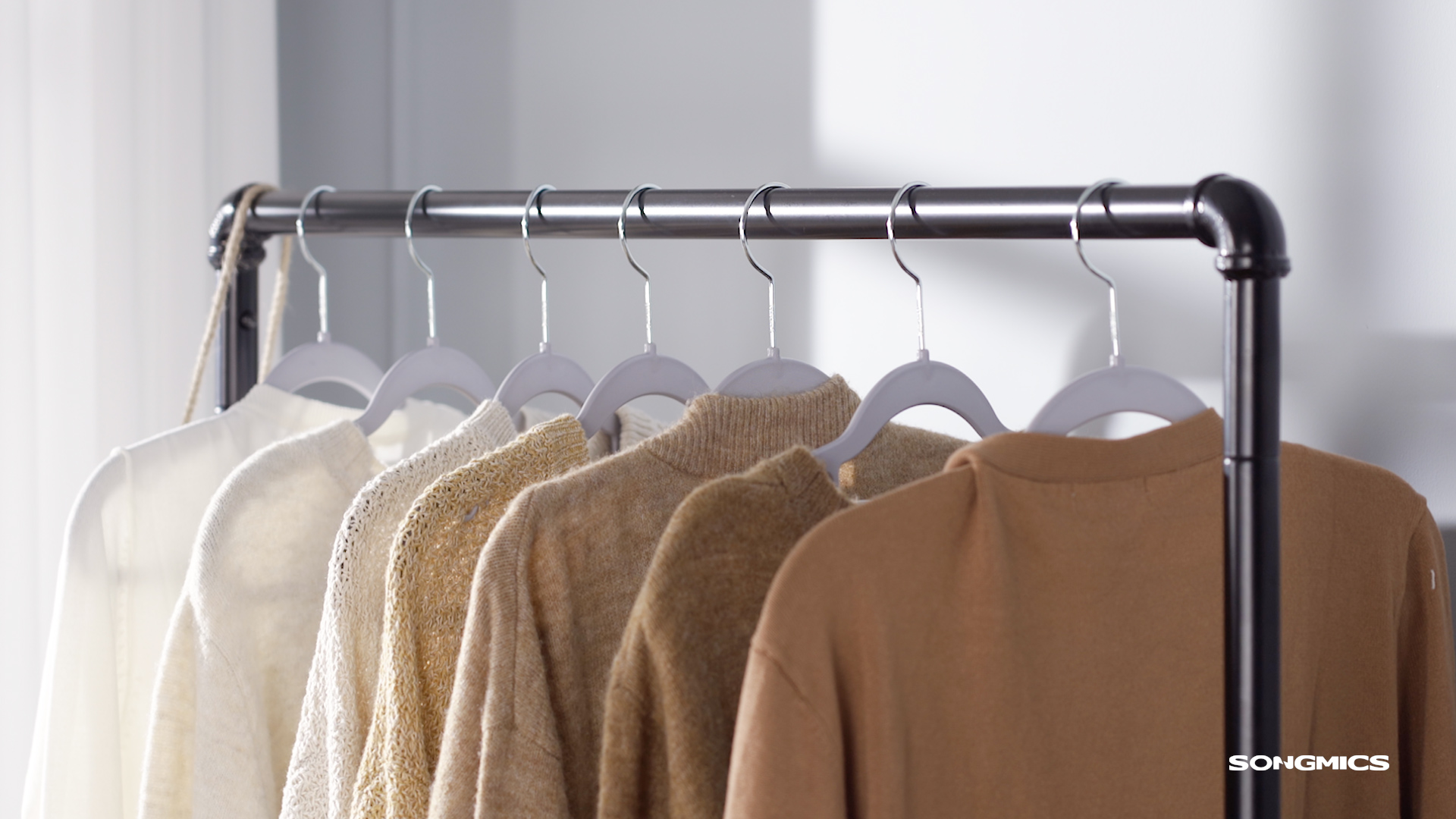 30 Grucce Appendiabiti SONGMICS - Plastica Antiscivolo, Salvaspazio, 42cm - Foto 14