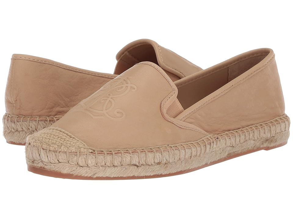 

LAUREN Ralph Lauren Destini (Straw Super Soft Leather) Women's Shoes, Beige
