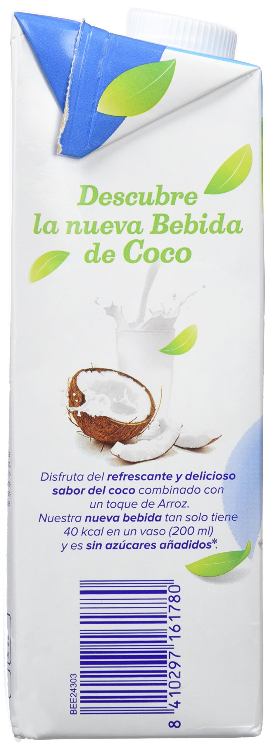 Alpro Central Lechera Asturiana Bebida de Coco con Arroz - 6 x 1000 ml