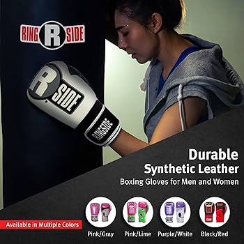 Ringside Apex Bag Gloves, White/Black, Small/Medium, Bag