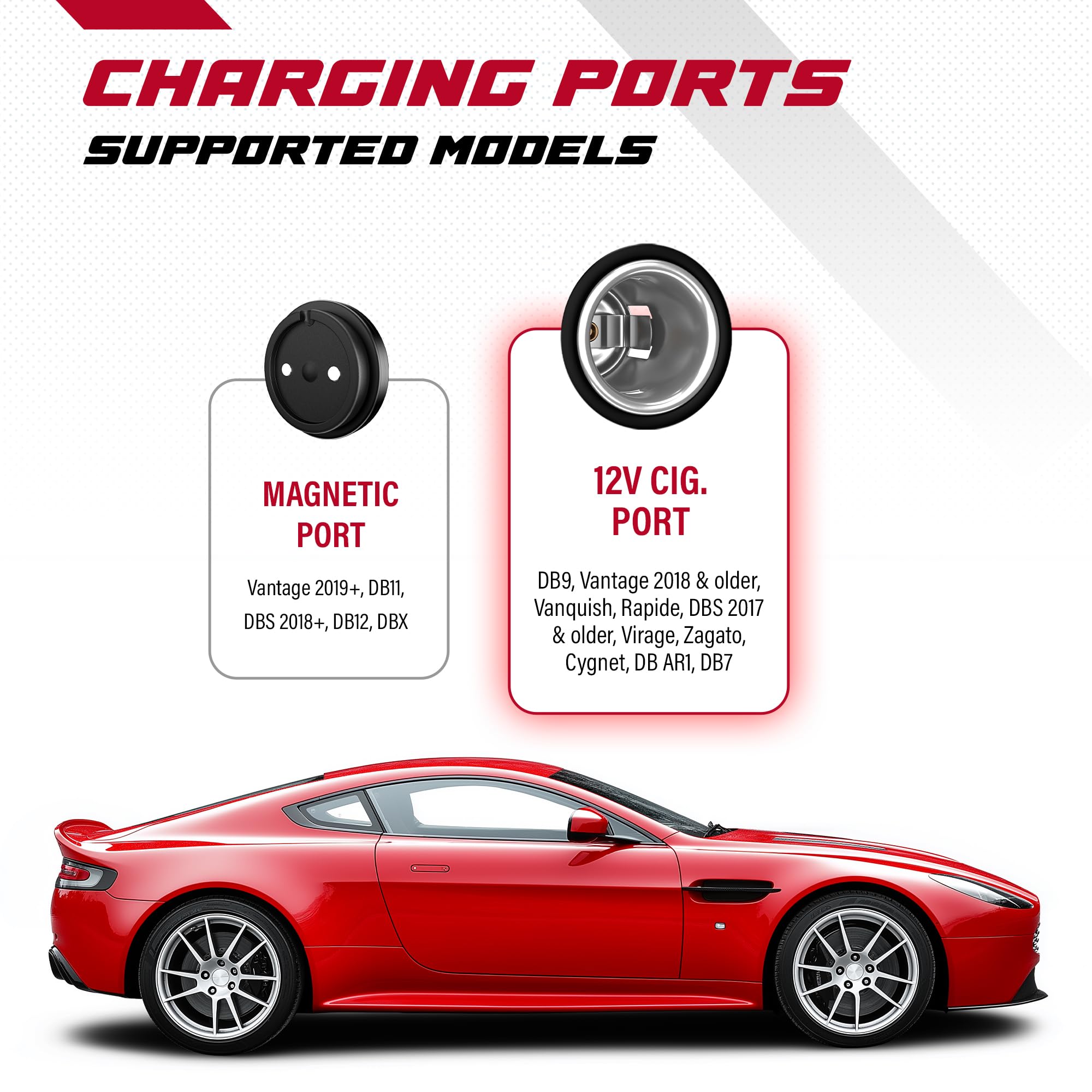アストンマーティン　バッテリーコンディショナーアダプター ASTON MARTIN Official Goods～バッテリーコンディショナー | M