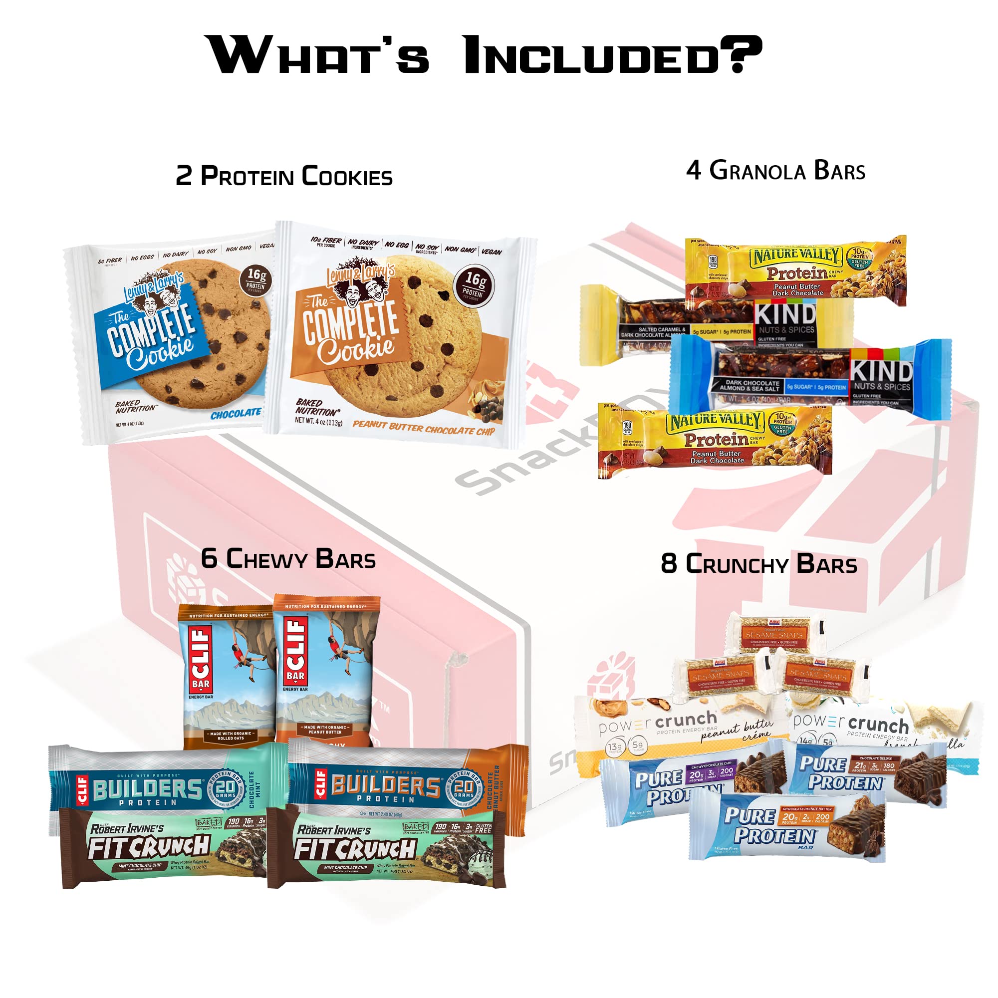 Buy Healthy Protein Bars Fitness BOX, Cookies, Snacks Care Package