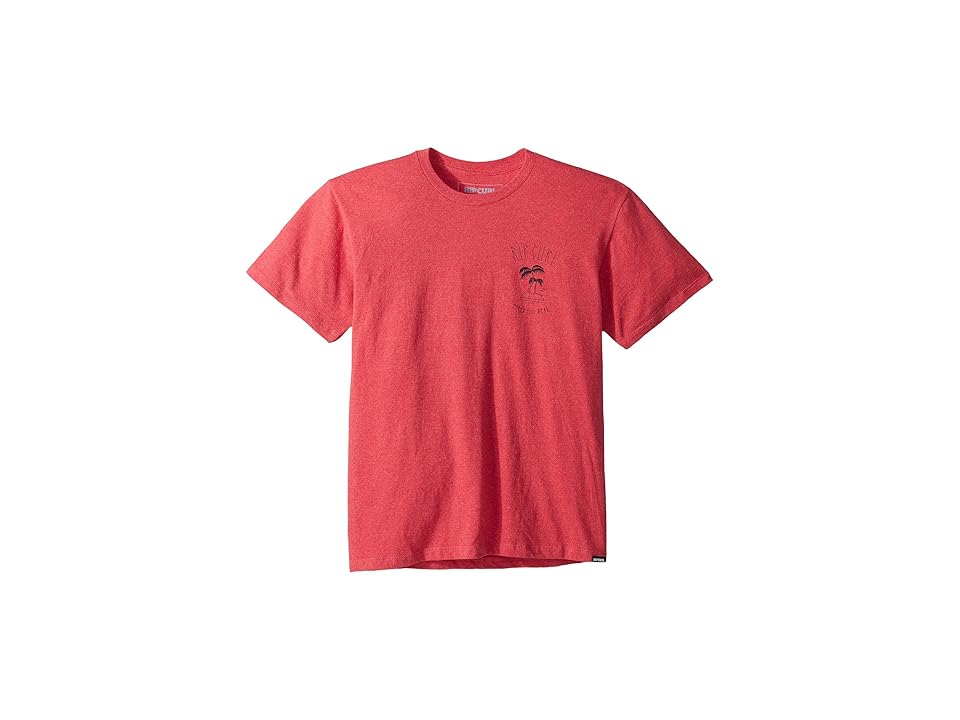 

Rip Curl Kids Trim Heather Tee (Big Kids) (Red) Boy's T Shirt