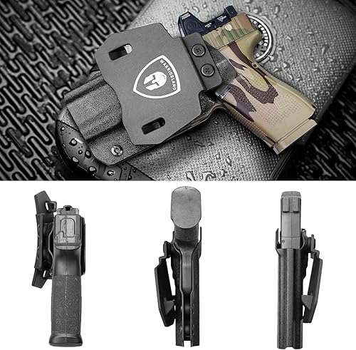 Miniatura 10 de Funda P365XL, funda OWB Kydex Ajuste pistola Sig Sauer P365 XL, cintura exterior de 1.75 pulgadas, funda de paleta Sig P365 Open Carry, Posi-Click