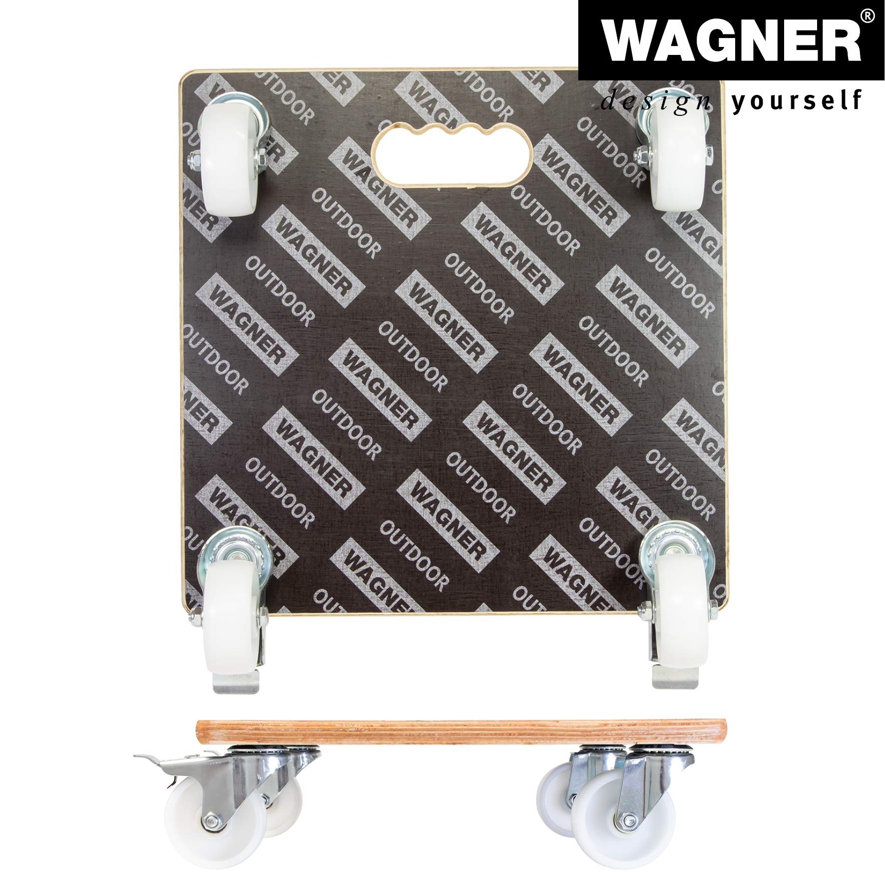 'Wagner "Maxi Grip, 38 x 38 x 38 cm – TK 20133801 Chariot à plantes 250 kg